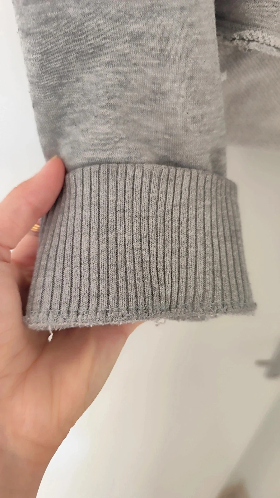 Women's gray mid-length hoodie sweatshirt size 38 - Kangol – photo 4